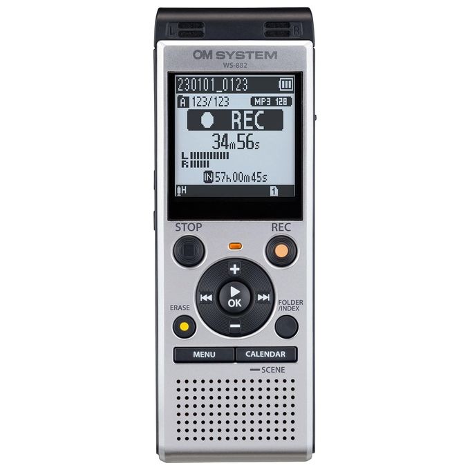 foto del prodotto olympus ws-882 micro registratore digitale 4gb usb micro sd 1.040 ore