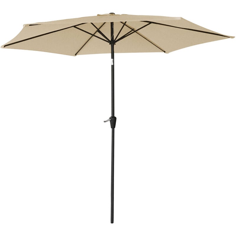 foto del prodotto ombrello rotondo diritto hapuna diametro 2,70m beige