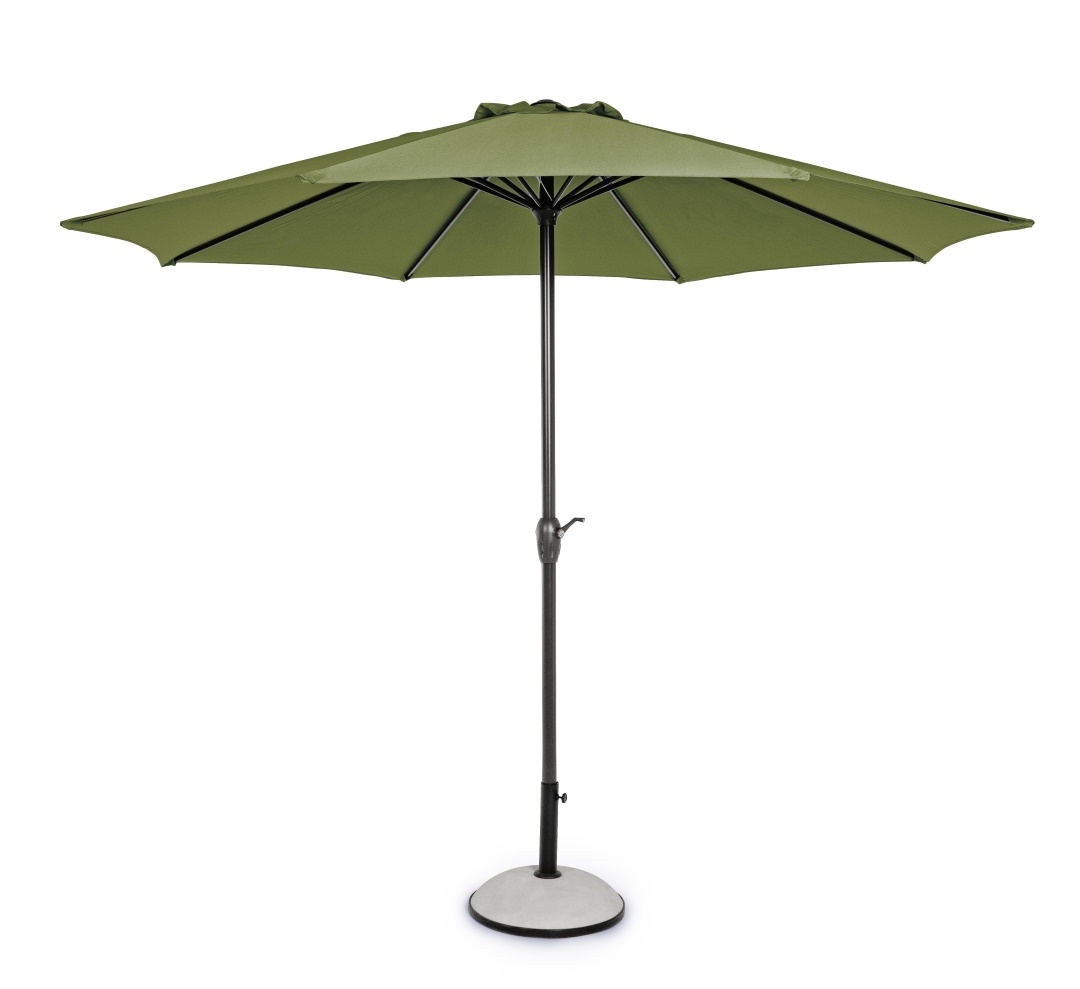 foto del prodotto ombrellone bizzotto kalife 3 mt in acciaio olive