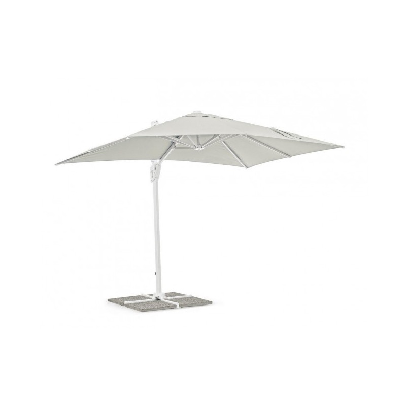 foto del prodotto ombrellone braccio eden bianco/naturale 2x3 m