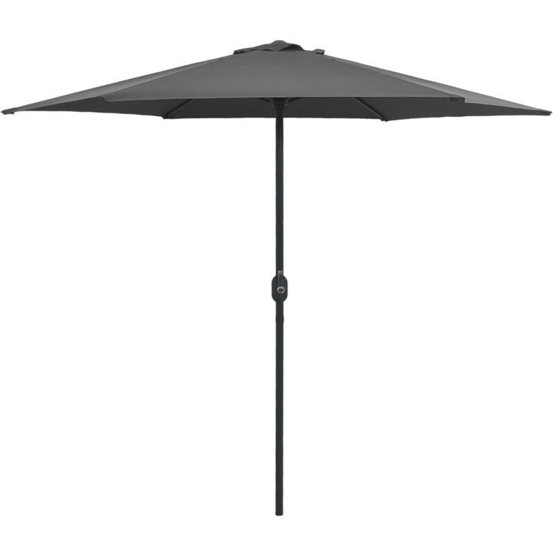 foto del prodotto ombrellone da esterni con palo in alluminio 270x246cm antracite vidaxl
