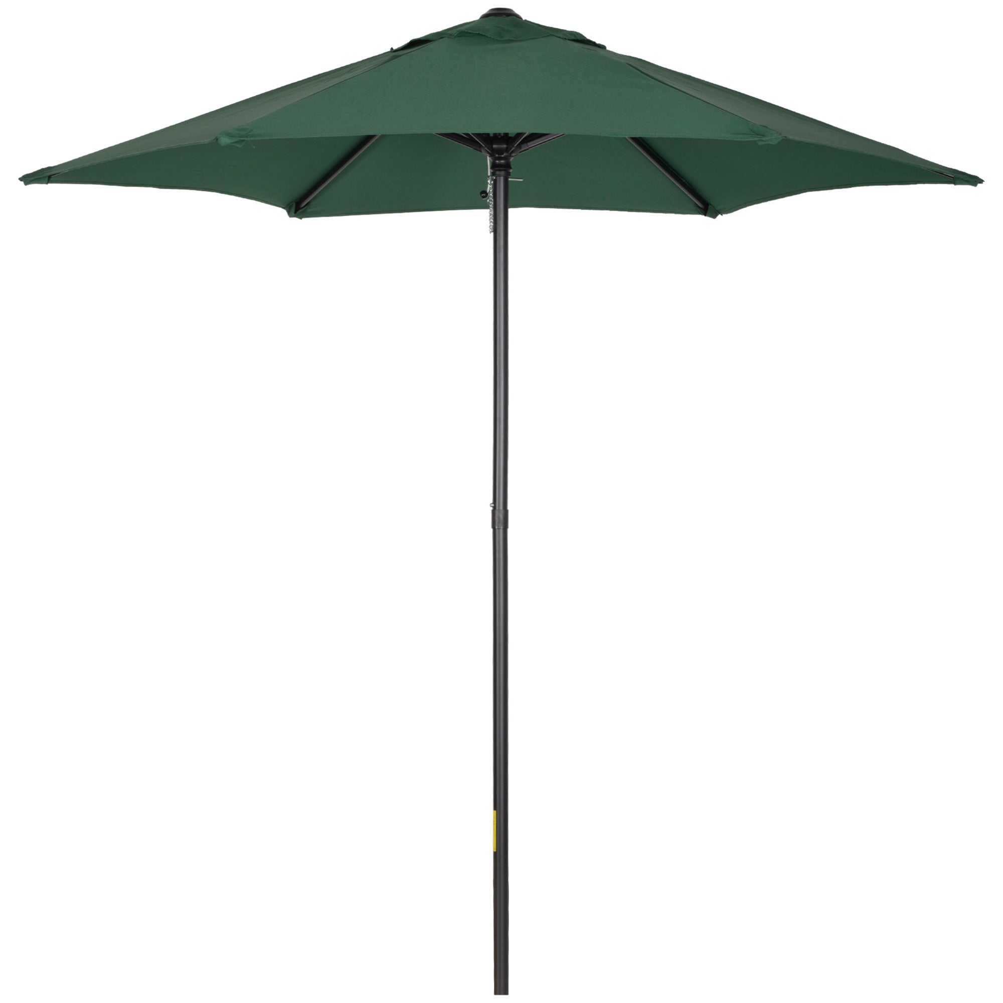 foto del prodotto ombrellone da giardino 196x204h cm a 6 stecche verde