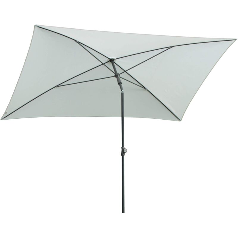 foto del prodotto ombrellone da giardino 2,4x1,5 m palo 27 mm in acciaio maffei kronos ecr 