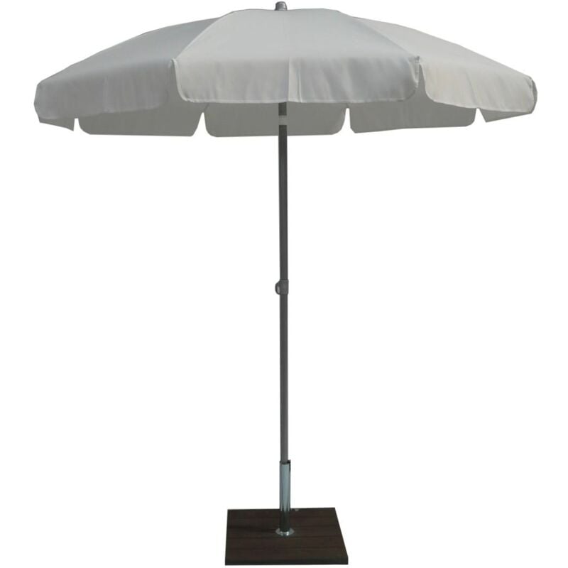 foto del prodotto ombrellone da giardino 2 m palo 33 mm in acciaio maffei borgo bianco