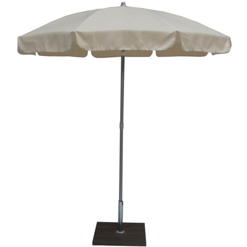 foto del prodotto ombrellone da giardino 2 m palo 33 mm in acciaio maffei borgo ecru