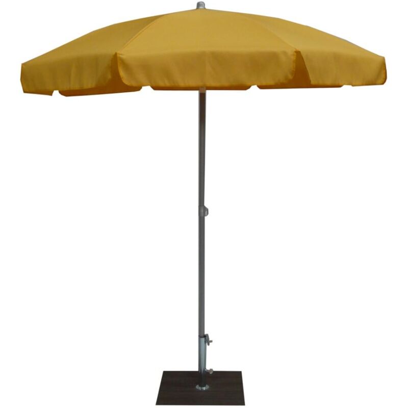 foto del prodotto ombrellone da giardino 2 m palo 33 mm in acciaio maffei borgo giallo