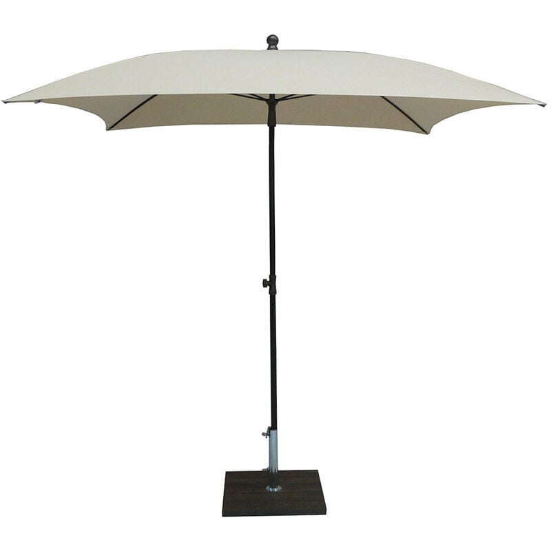 foto del prodotto ombrellone da giardino 200x200 cm palo 27 mm in acciaio maffei kronos ecru