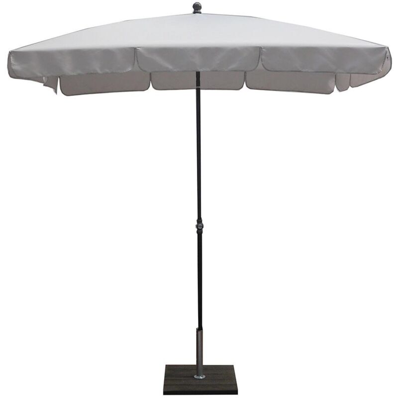 foto del prodotto ombrellone da giardino 210x130 cm palo 27 mm in acciaio maffei novara grigio