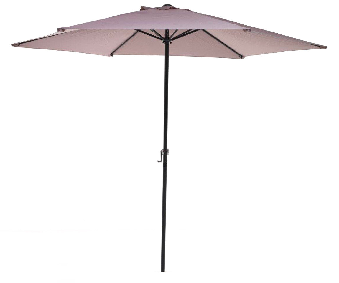 foto del prodotto ombrellone da giardino 3 m palo 38 mm in ferro telo in poliestere garden tortora