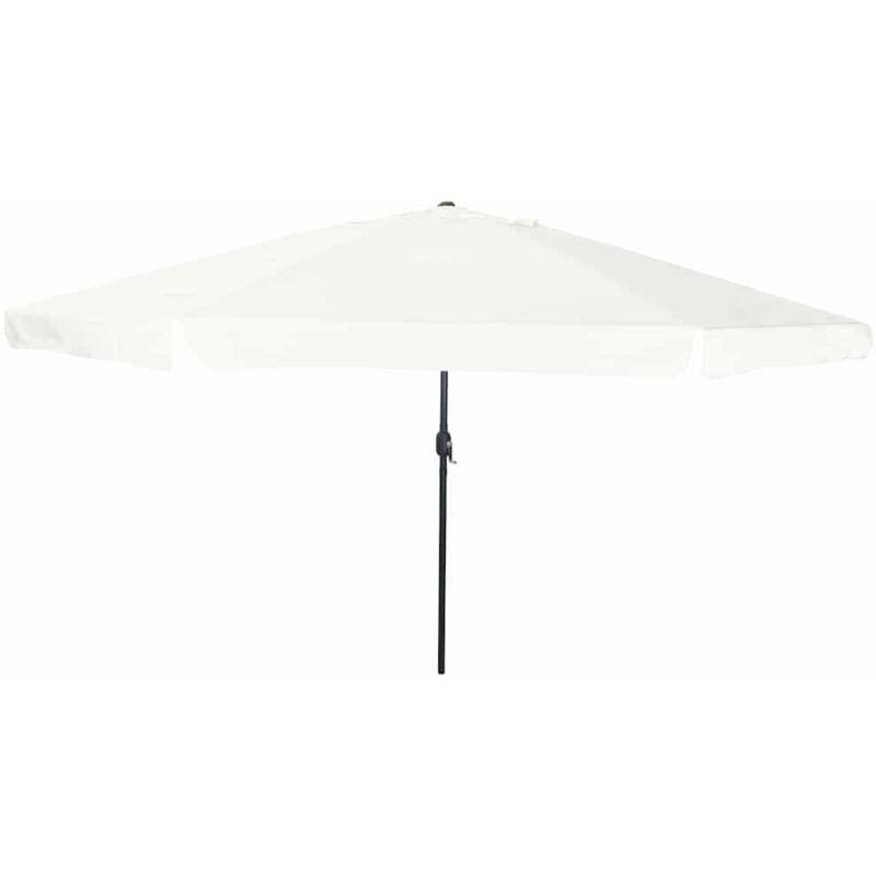 foto del prodotto ombrellone da giardino 395x245 cm bianco sabbia vidaxl