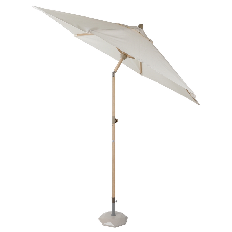 foto del prodotto ombrellone da giardino 3m wood beige