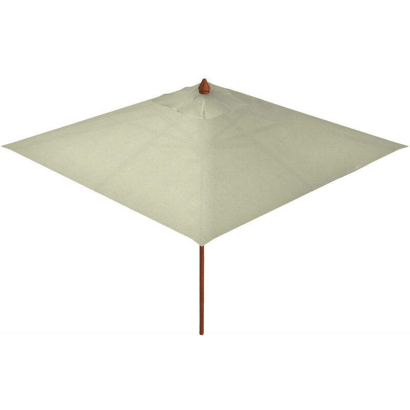 foto del prodotto ombrellone da giardino 3x3 m palo 60 mm in legno telo in acrilico danieli bangkok ecr 