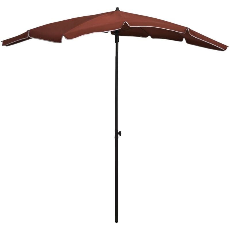 foto del prodotto ombrellone da giardino con palo 200x130 cm terracotta vidaxl