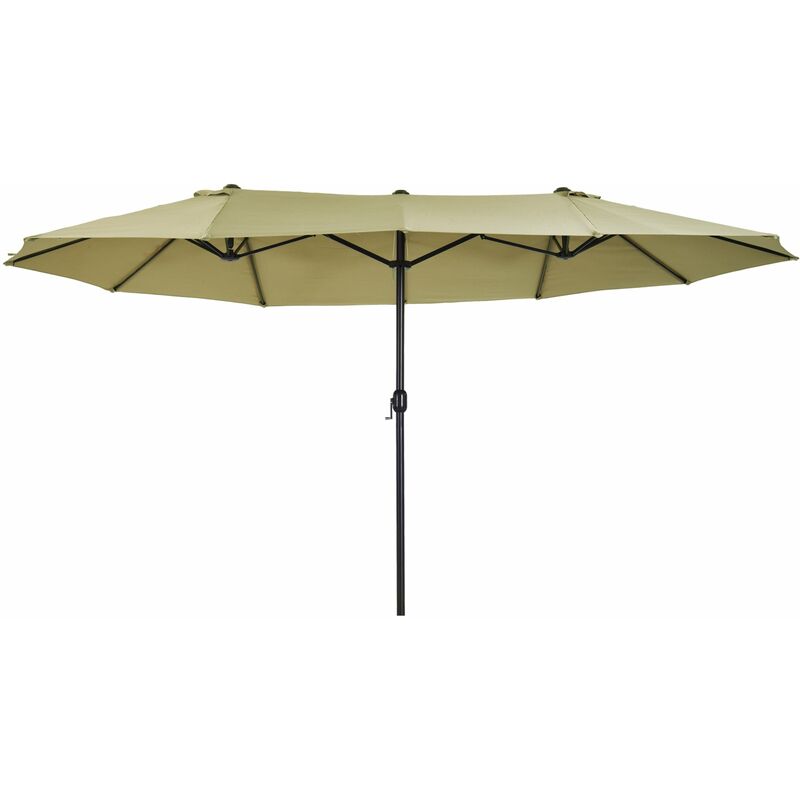 foto del prodotto ombrellone da giardino doppio tetto 4,6x2,7 m roland ecr 