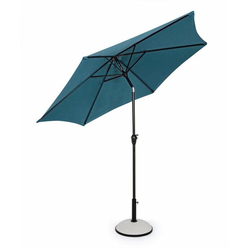 immagine 0 del prodotto ombrellone da giardino in alluminio kalife dimensione 270x270 cm colore turchese