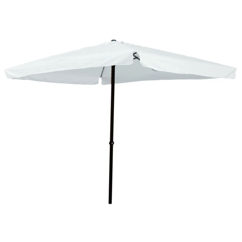 foto del prodotto ombrellone da giardino quadrato essenza in poliestere bianco 3x3 mt