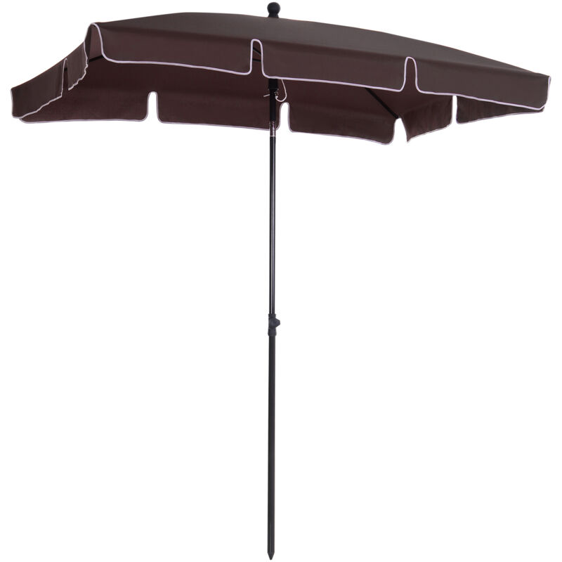 foto del prodotto ombrellone da giardino rettangolare con inclinazione outsunny