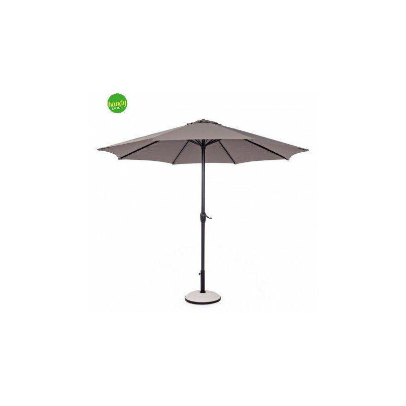 foto del prodotto ombrellone da giardino tortora kalife diametro 300x h242 cm
