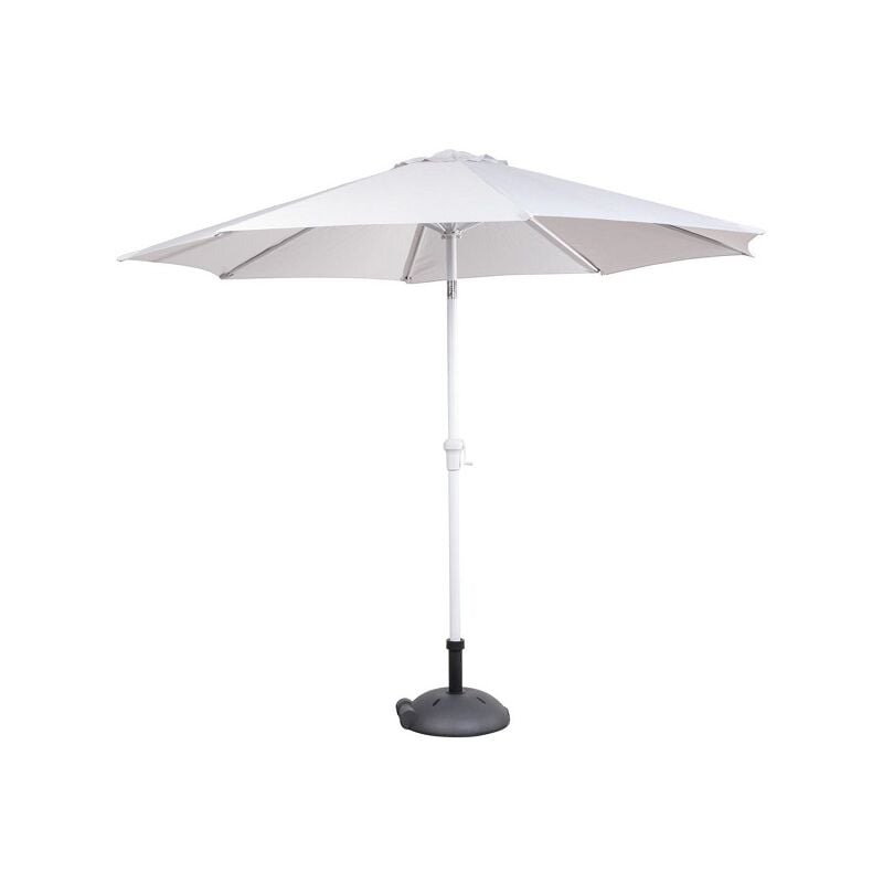 foto del prodotto ombrellone da giardino - vari colori e diametro - criomb ombrellone - laica - con palo centrale - bianco - d 270 x h 240cm - criomb14