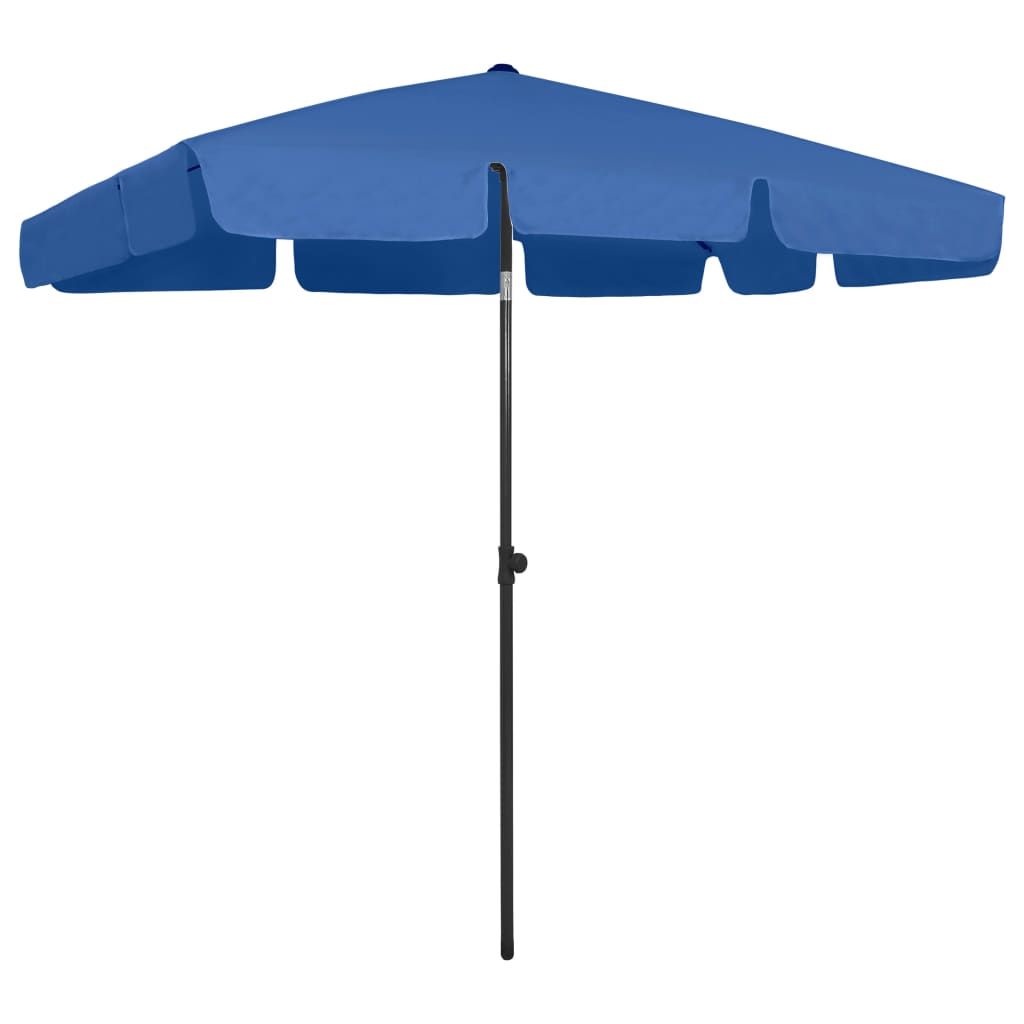 foto del prodotto ombrellone da spiaggia 200 x 125 cm blu 02 0008385