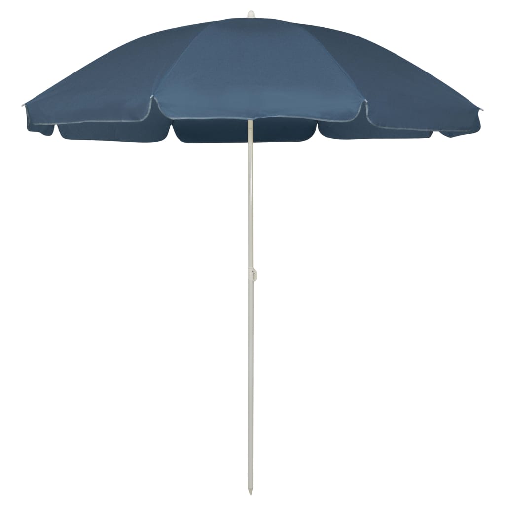 foto del prodotto ombrellone da spiaggia blu 240 cm cod mxl 65121