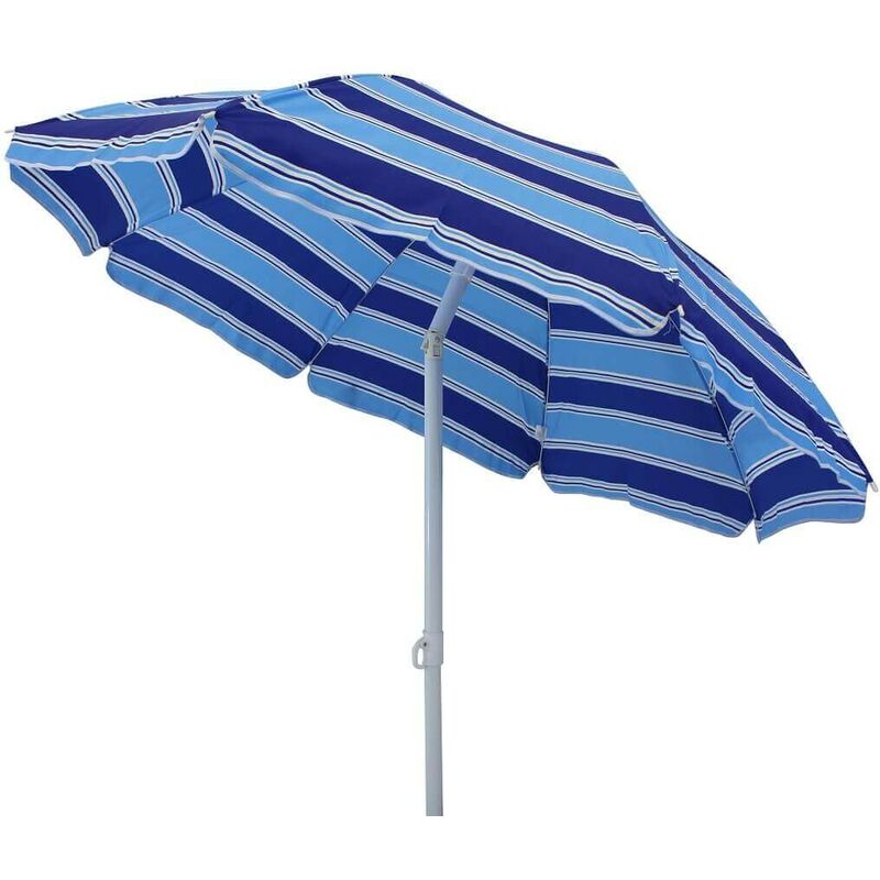 foto del prodotto ombrellone da spiaggia tondo 180 cm con palo in acciaio e telo in poliestere casual color