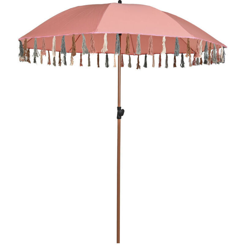 foto del prodotto ombrellone dkd home decor acciaio corallo alluminio 180 x 180 x 190 cm 