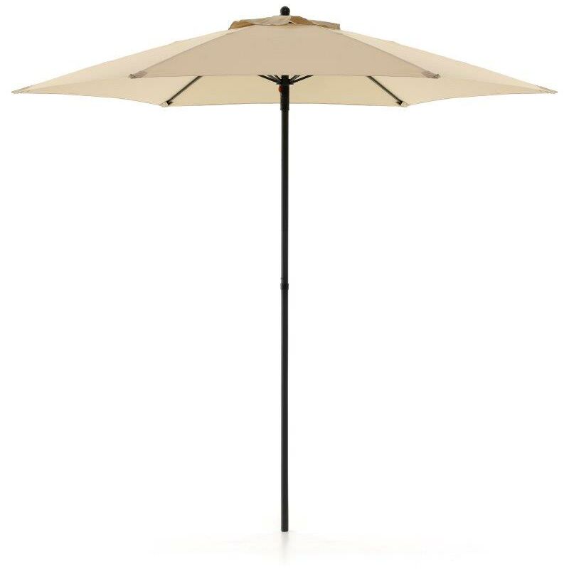 foto del prodotto ombrellone garden diam. 2,4 mt ecru m0435 21 telo 180 g mq