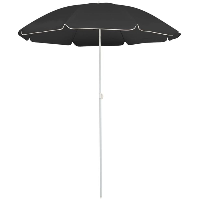 foto del prodotto ombrellone giardino con palo in acciaio antracite 180 cm vidaxl