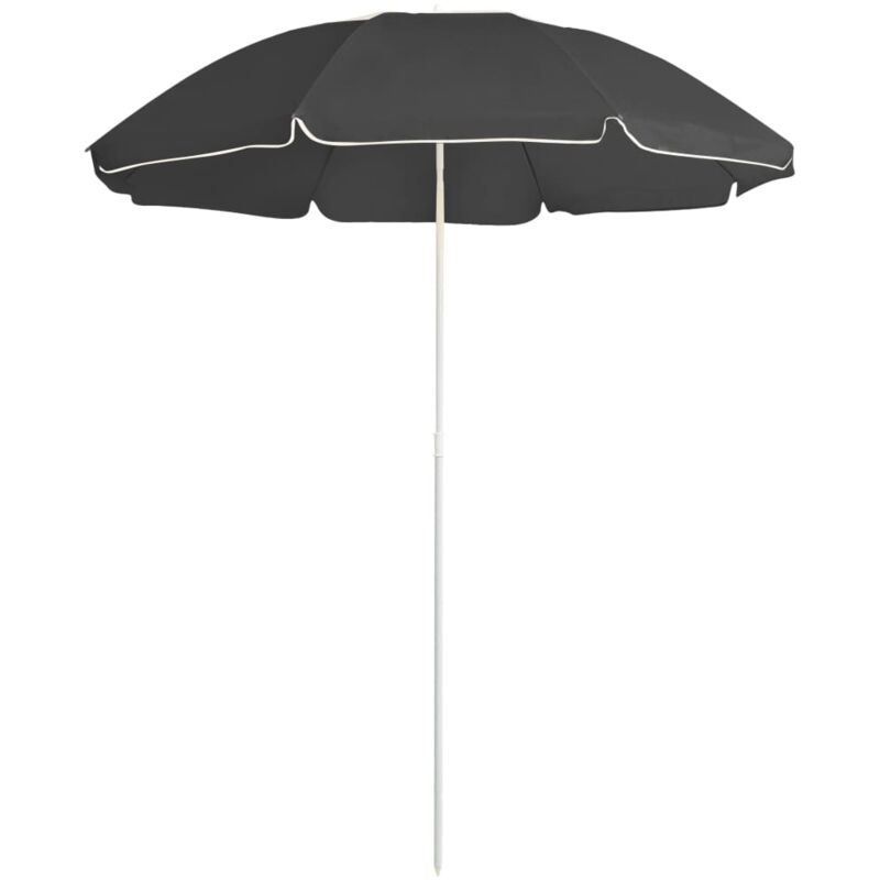 foto del prodotto ombrellone giardino con palo in acciaio antracite 180 cm vidaxl