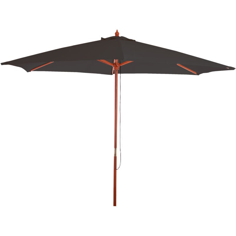 foto del prodotto ombrellone giardino spiaggia n81 florida 300cm poliestere antracite