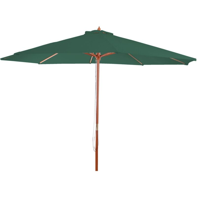 foto del prodotto ombrellone giardino spiaggia n82 florida ø 350cm poliestere verde