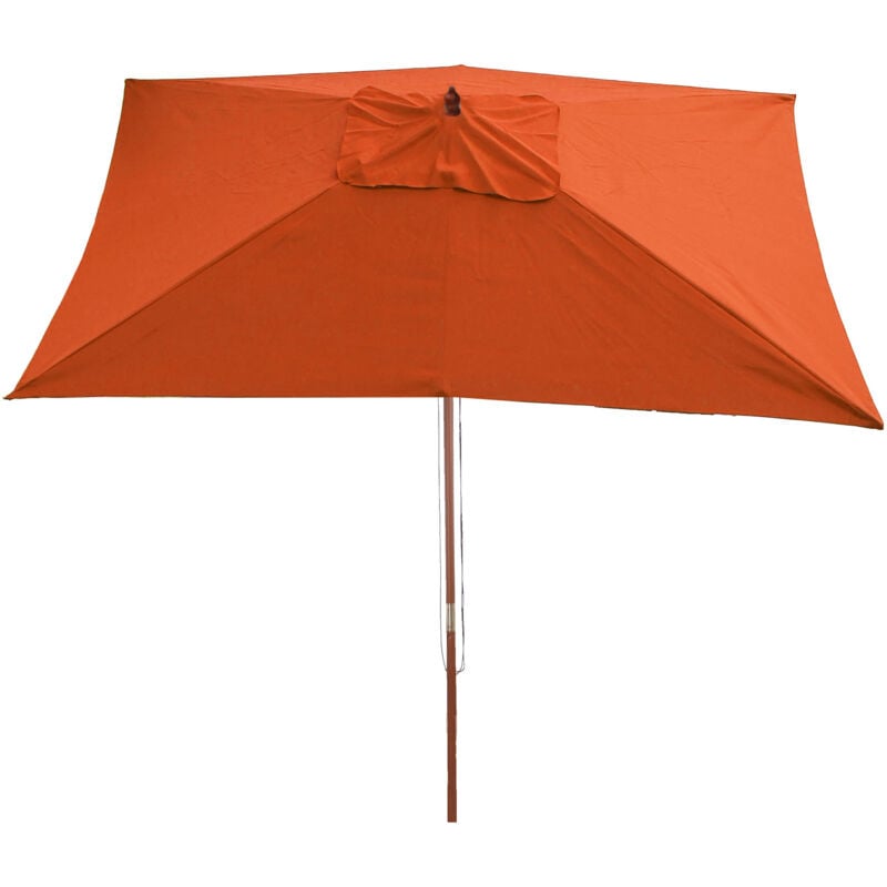 foto del prodotto ombrellone giardino spiaggia n83 florida 3x2m poliestere arancione