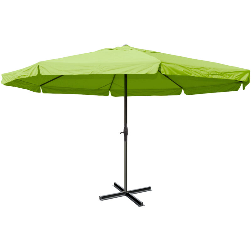 foto del prodotto ombrellone giardino spiaggia t45 merano pro con volante 500cm senza base verde