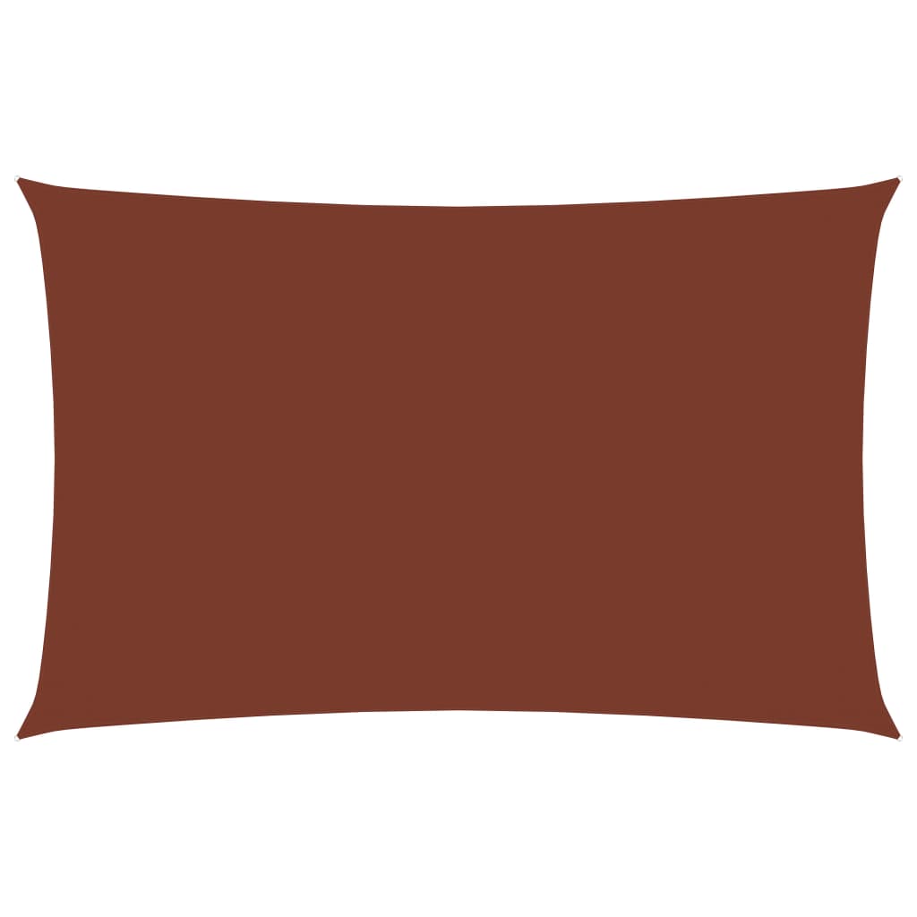 foto del prodotto ombrellone in tessuto vela rettangolare tessuto oxford 2 x 4,5 mt terracotta 02 0009627