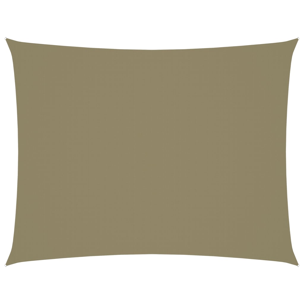 foto del prodotto ombrellone in tessuto vela rettangolare tessuto oxford 3,5 x 5 m beige 02 0009652