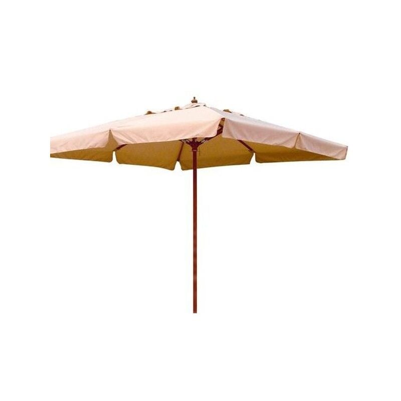 foto del prodotto ombrellone island in legno mt.3x4 palo mm 48 per arredo giardino e bordo piscina salone