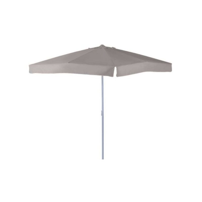 foto del prodotto ombrellone lily, rettangolo da 3x4 m, con palo centrale da 48 mm,ecru, struttura in alluminio copertura da 160 gr m . gloupie