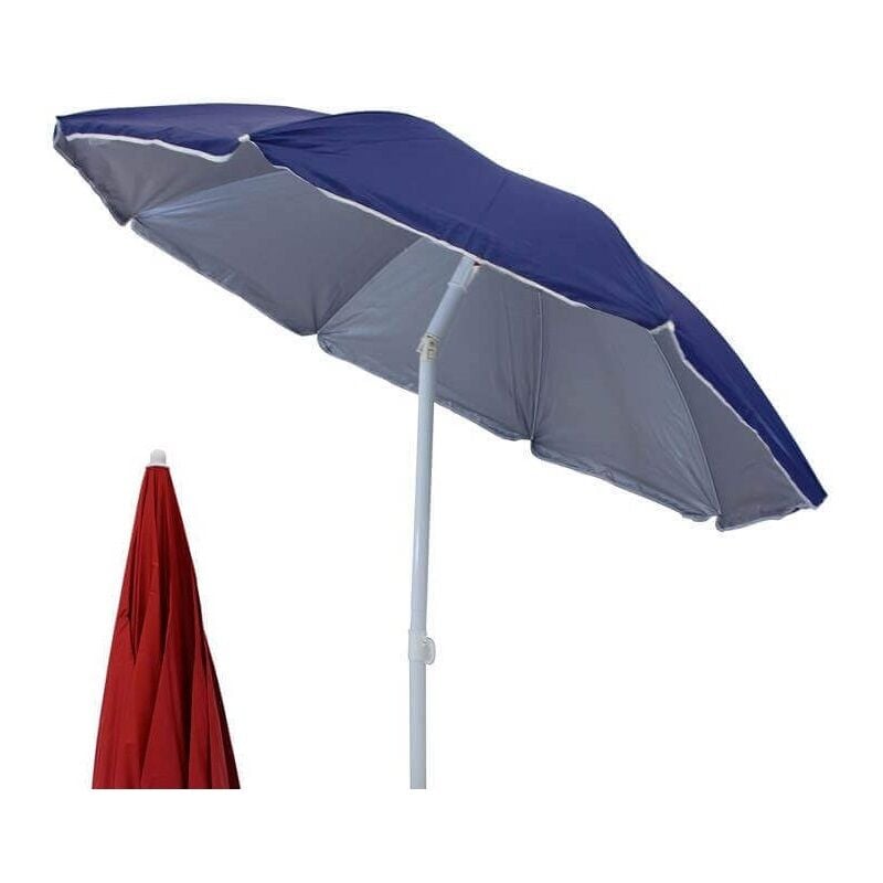 foto del prodotto ombrellone mare nylon protezione uv palo32 colori assortiti