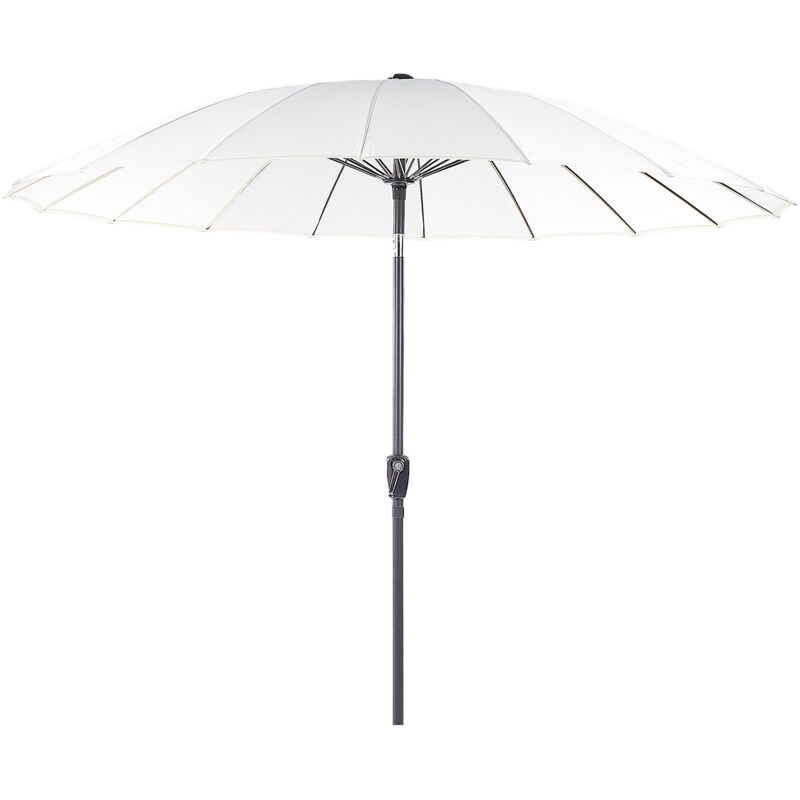 foto del prodotto ombrellone moderno garden market ombrellone da esterno palo alluminio beige chiaro baia