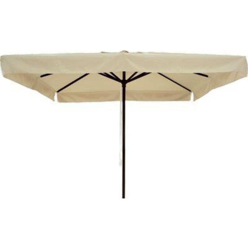 foto del prodotto ombrellone palo centrale classic domus alluminio poly ecru mm 48 mt 2x3 1 pezzo