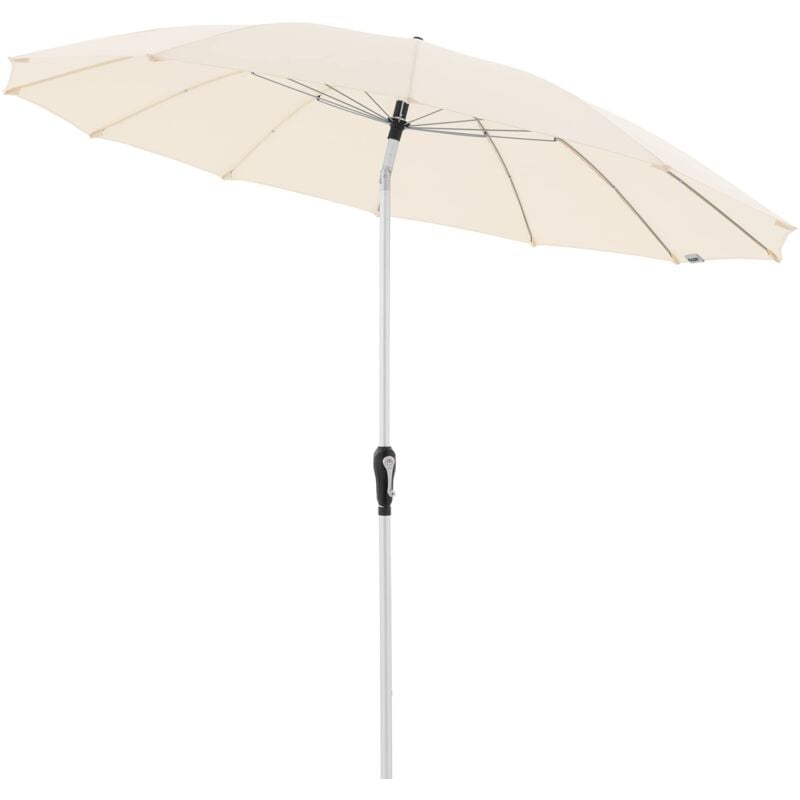 foto del prodotto ombrellone per il giardino in alluminio i ombrellone da giardino con funzione di manovella i ideale per giardino e balcone i 250 cm i inclinazione