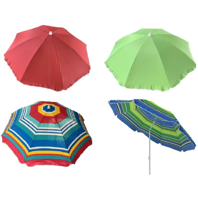 foto del prodotto ombrellone poly 180cm in metallo con snodo