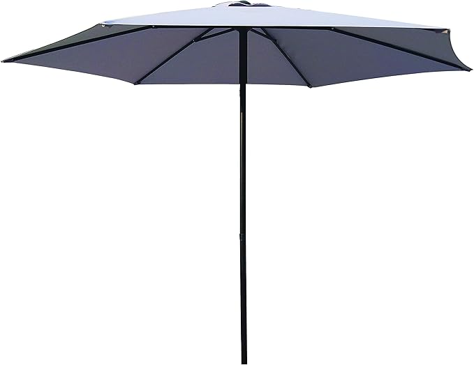 foto del prodotto ombrellone push-up diametro 3 m grigio o850303