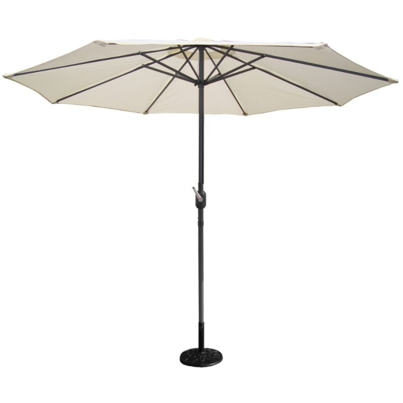 foto del prodotto ombrellone rotondo ecru 270 cm figari