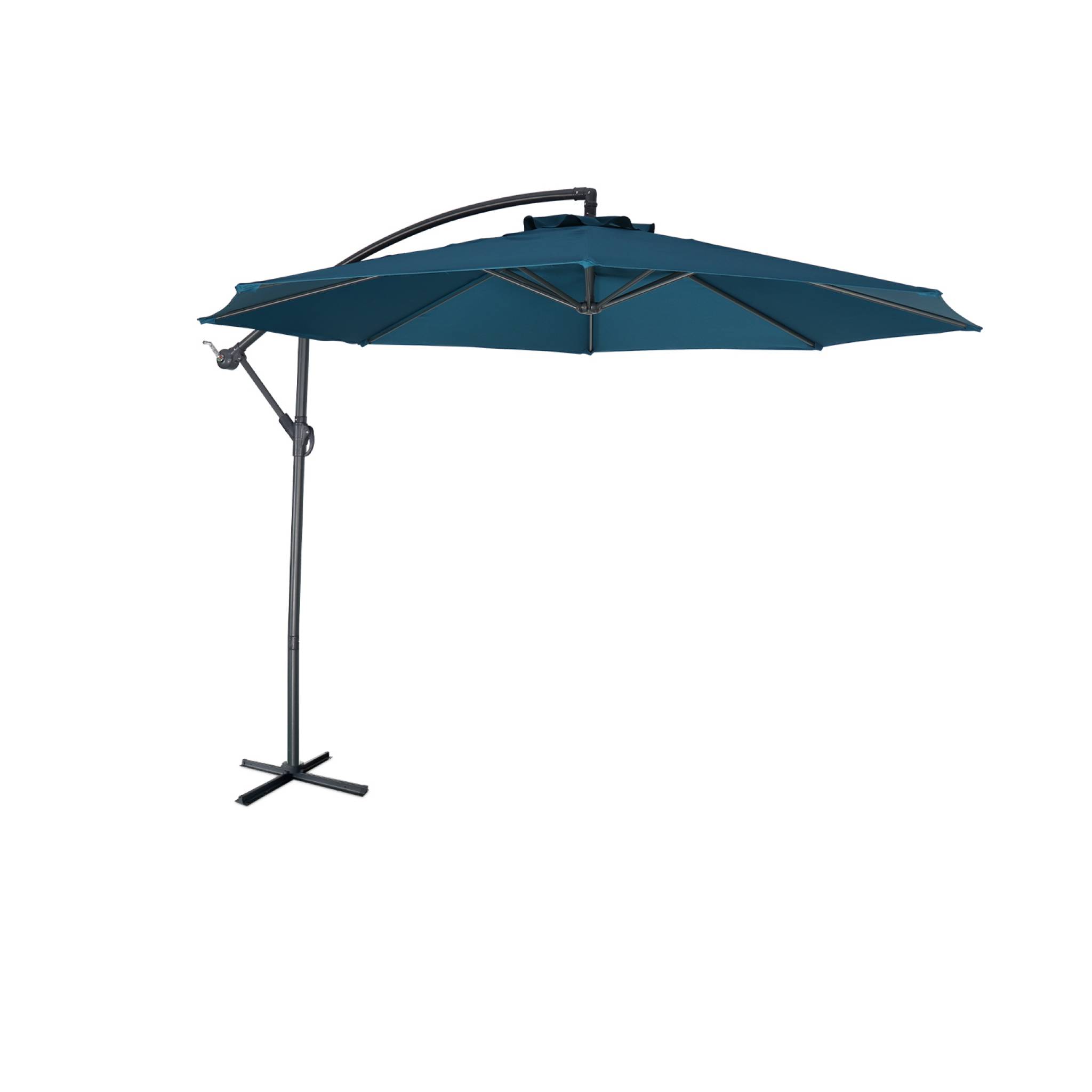 foto del prodotto ombrellone rotondo offset 300cm, blu