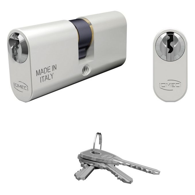 foto del prodotto omec 14004l ovale 30 x 30 60 mm chiave piatta cifratura kd alluminio