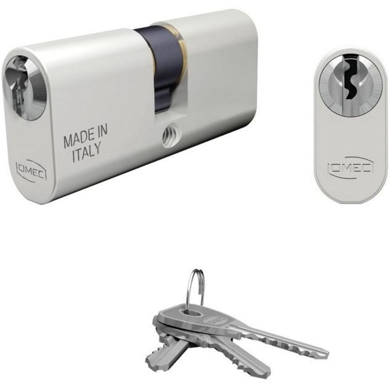 foto del prodotto omec 14005l ovale 27 x 33 60 mm chiave piatta cifratura kd alluminio