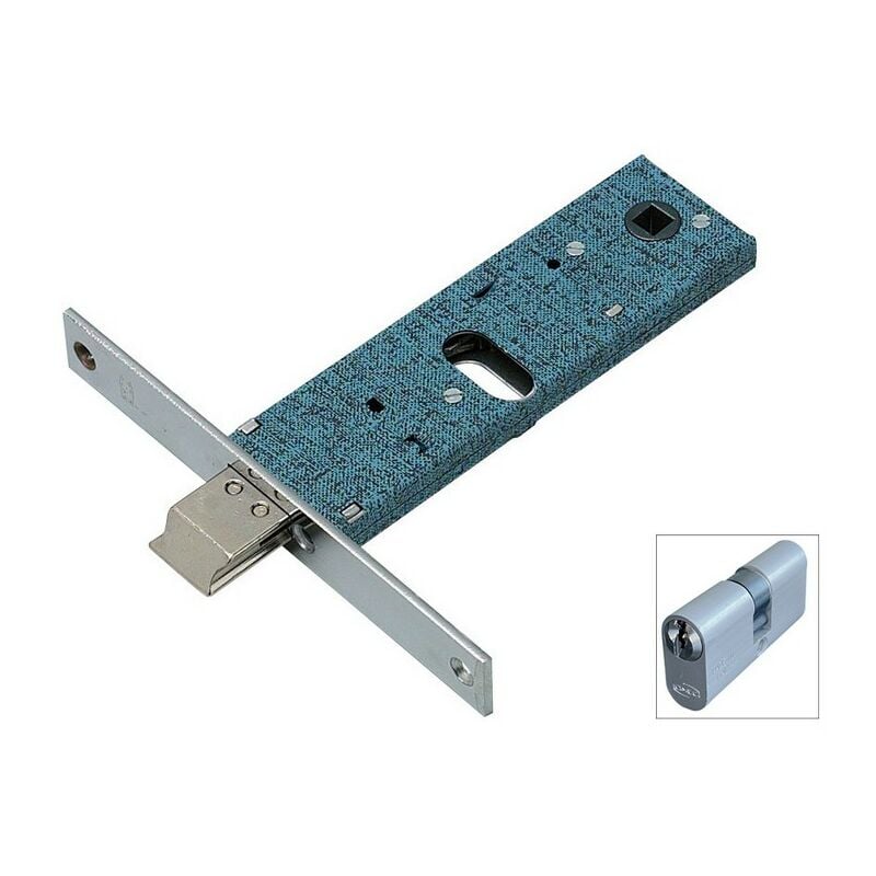 foto del prodotto omec serratura alluminio inf. fasce 2m s. c cil. art. 790 e.70 - f.16 - omec