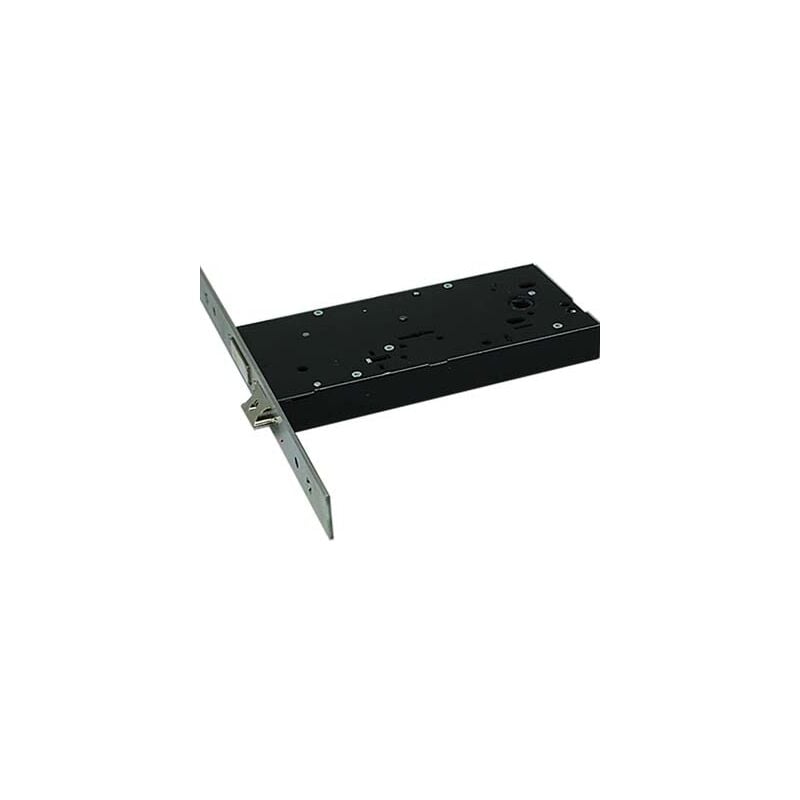 foto del prodotto omec serratura metallo infilare 5930 b.q inox f.mm 25 dm m4 scr h.mm 82,5 e.mm 90
